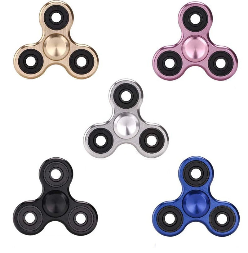 Metal Fidget Spinner Toys,Edc Hand Spinner anti Stress Relief Toys,Antistress Anxiety Fidgeting Toy for Adult Kids Autism ADHD