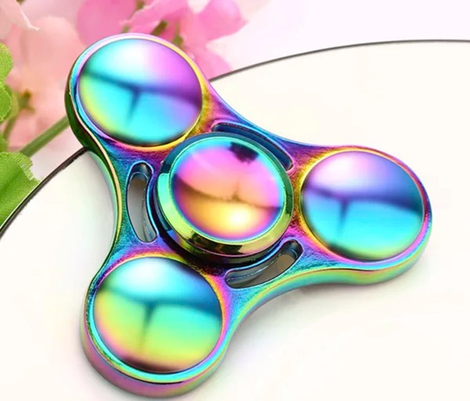 Metal Fidget Spinner Toys,Edc Hand Spinner anti Stress Relief Toys,Antistress Anxiety Fidgeting Toy for Adult Kids Autism ADHD