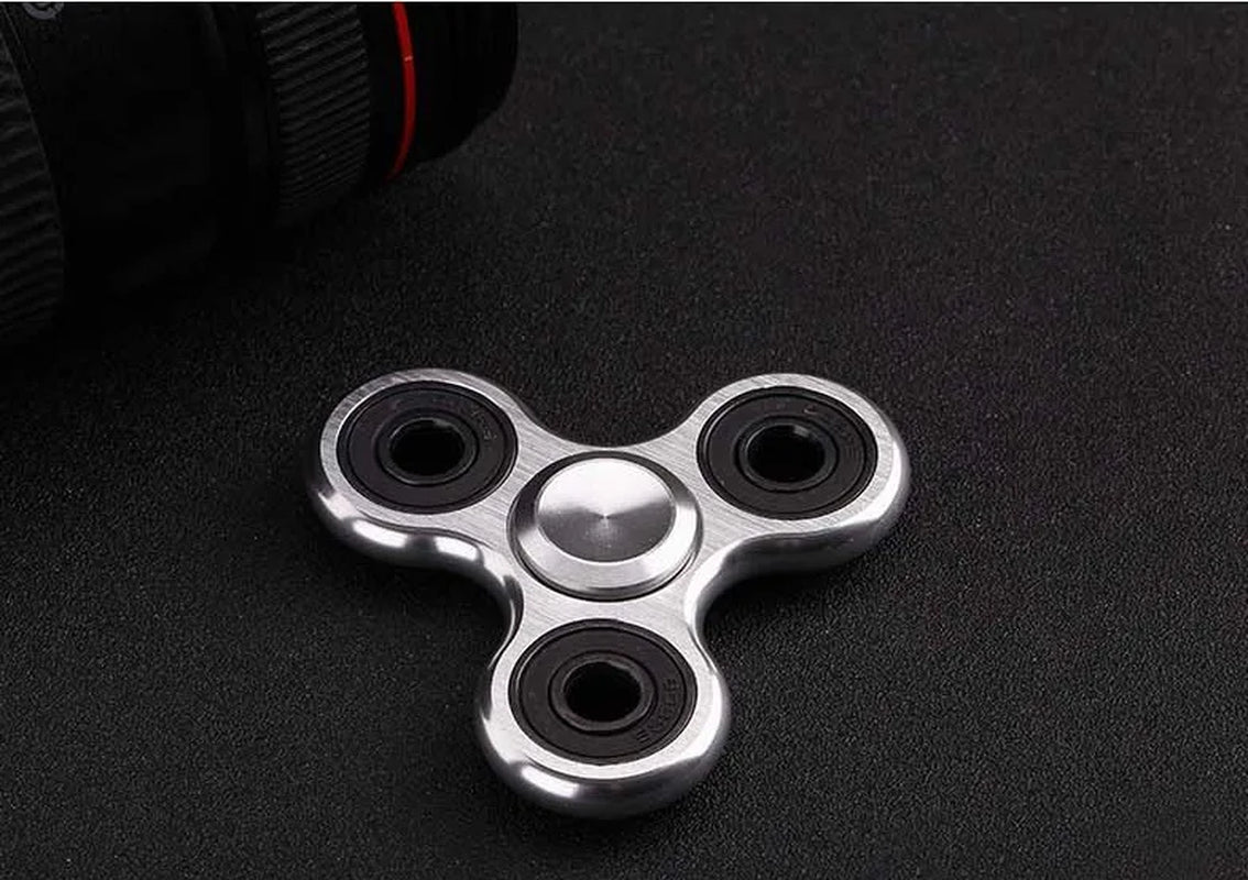 Metal Fidget Spinner Toys,Edc Hand Spinner anti Stress Relief Toys,Antistress Anxiety Fidgeting Toy for Adult Kids Autism ADHD