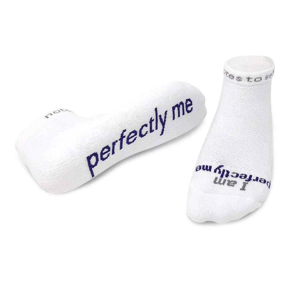 Positive notes to self Socks - Daily Affirmations Inspirational Socks for Women & Men - M