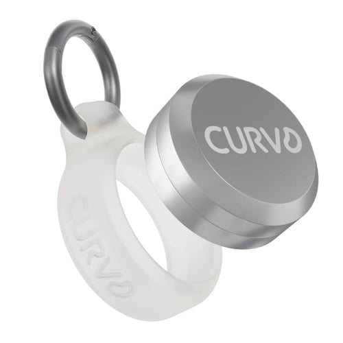 CURVD Premium Carrying Case - Durable Travel Keychain Container Small Waterproof Holder for Earplugs Pills Coins Compatible with Loop Eargasm & Vibes or Compact Mini Purse Pill Box Container