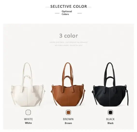 Leather Tote Bag/ Leather Organizer Bag