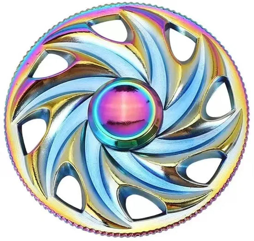 Metal Fidget Spinner Toys,Edc Hand Spinner anti Stress Relief Toys,Antistress Anxiety Fidgeting Toy for Adult Kids Autism ADHD