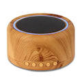White Noise Machine with 30 Soothing Sounds 6 Color Breathing Night LightsSleep Sound Machine for Baby Kids Adults Time & Memory Function Portable Sound Machine Rechargeable BatteryWood Grain